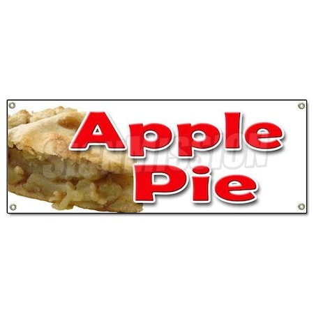Signmission APPLE PIE BANNER SIGN baker sweets pie crust apple dutch cobbler home made fresh B-Apple Pie